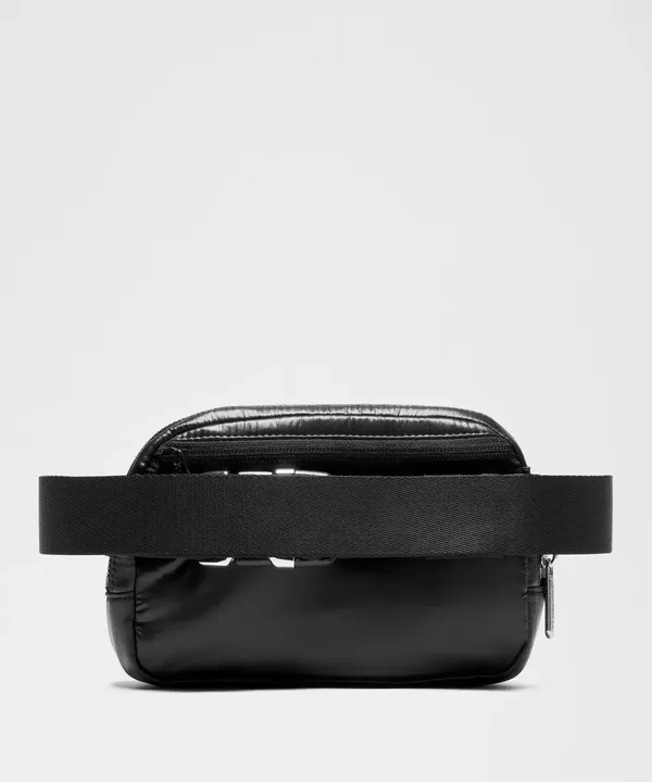 LuluLemon Black Everywhere Belt Bag 1L Wunder Puff Shine Purse Crossbody Shoulder - Image 5