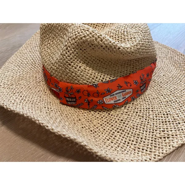 Disney Parks Epcot Flower Garden Festival 2020 Orange Bird Straw Hat Hello Sunsh - Image 3