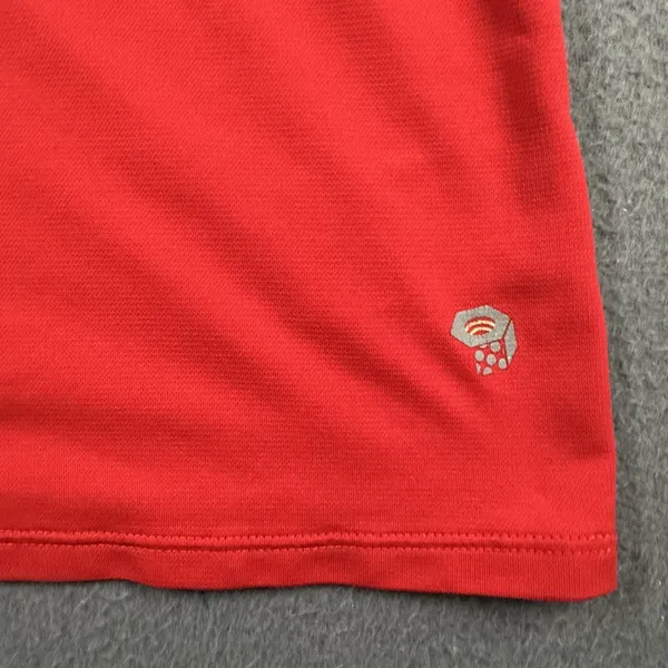 Mountain Hardwear Shirt Womens Small Red Short Sleeve Raglan‎ Performance - Image 4