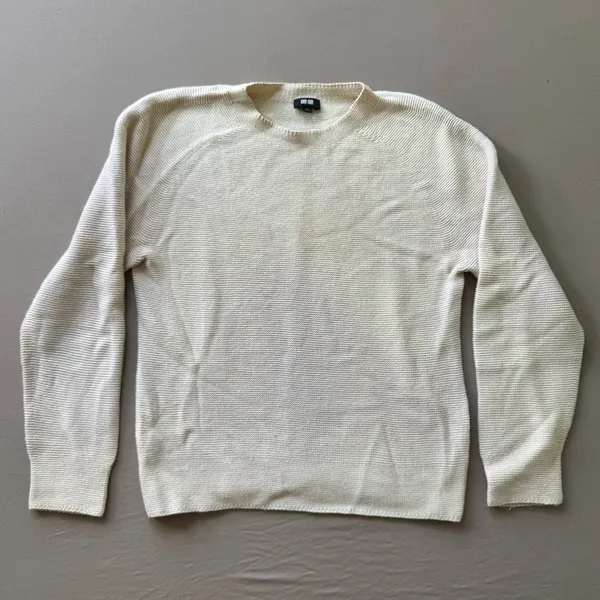 Uniqlo 3D Knit Crew Neck Sweater - Image 3