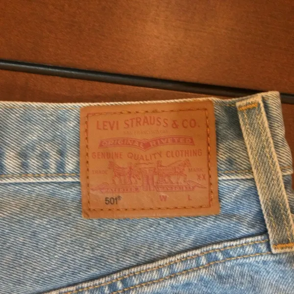 Levi’s 501 shorts buttonfly 27 jorts - Image 9