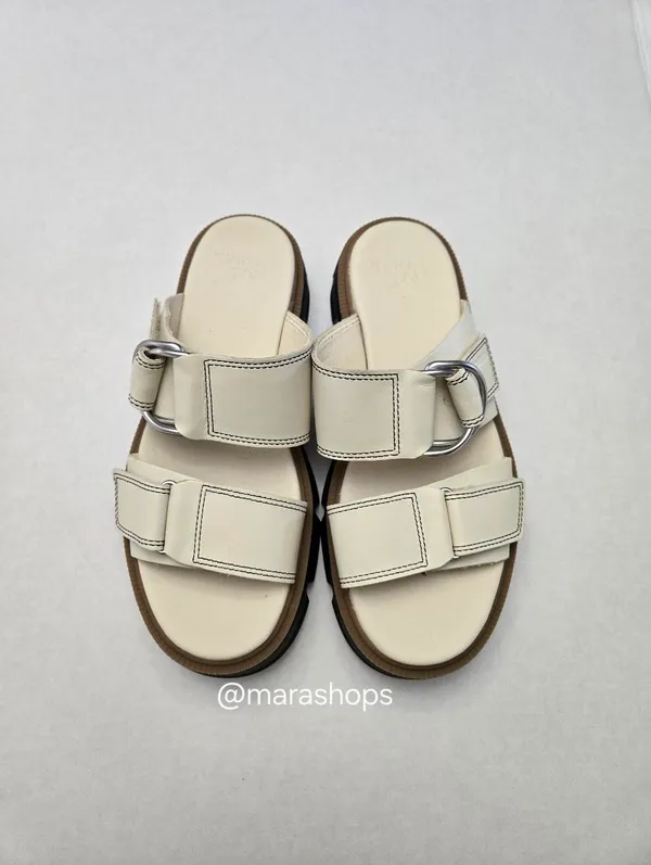 Sorel Rein Cbtm Slide Sandals White - Image 2