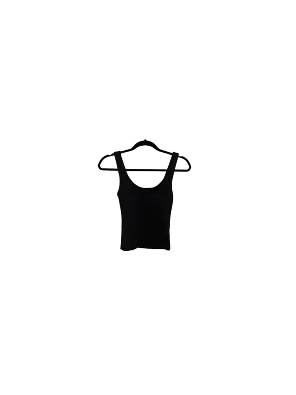 Ally Fashion Black Supersoft Scoop Neck Tank Top activewear Basic cami lounge - Image 4