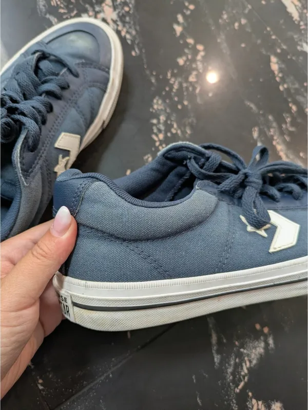 Converse Navy Unisex Sneakers Size 8.5 - Image 11