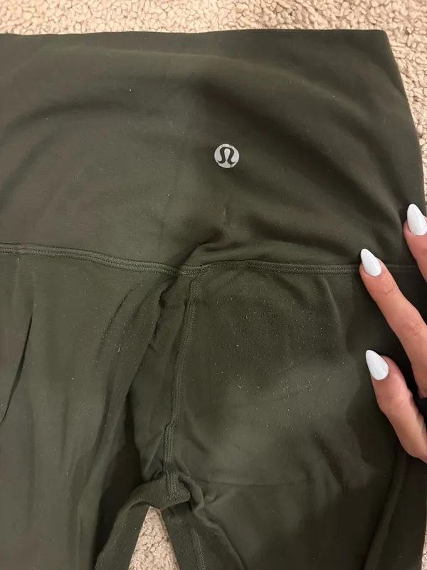 Lululemon Align Leggings Dark Green Olive TALL - Image 3
