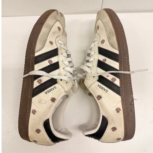 Adidas Women's Gender Inclusive Samba OG Embroidered Floral Shoes US 9‎ - Image 3