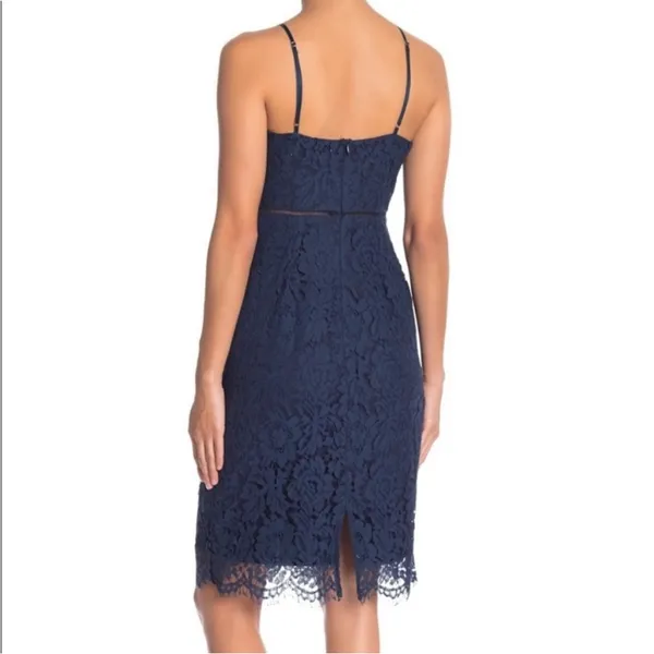 ASTR the Label Navy Lace Dress Size XS - Image 3