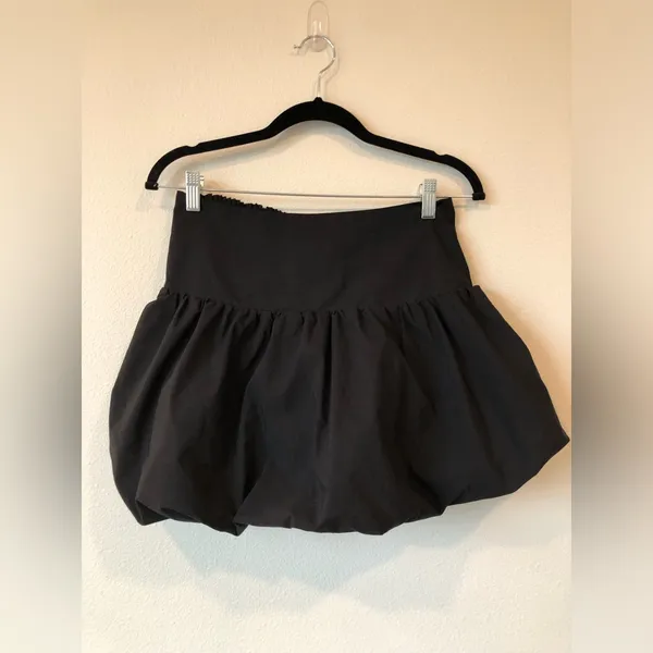 Free People Black Lula Bubble Skirt & Tube Top Set Size M - Image 8
