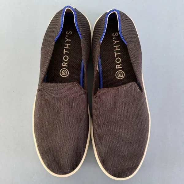 Rothy's The Original Slip On‎ Black Washable Knit Sneakers - Image 7