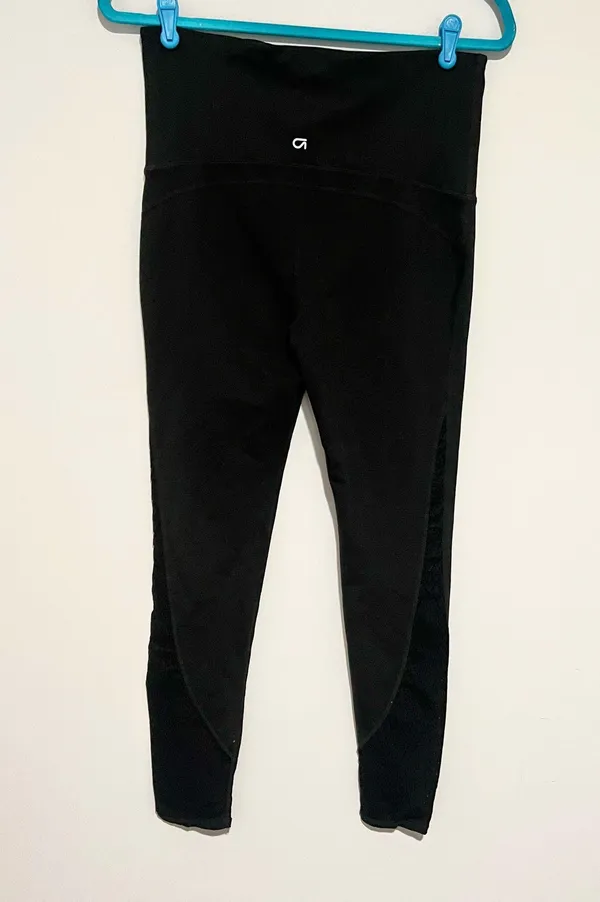 Gap GapFit Black Maternity Athletic Workout Leggings  - Image 3