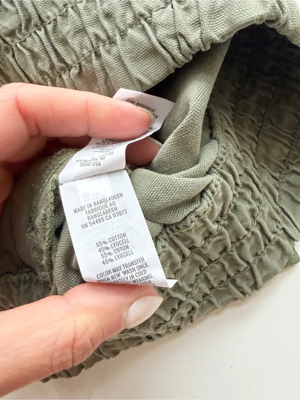 Aerie Babewatch High Waisted Pull-On Shorts size M Olive Green - Image 8