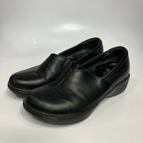 Dansko Abigail slip on loafer black‎ leather women’s size 36 - Image 2