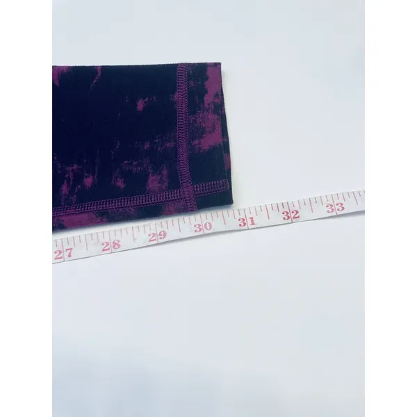 Lululemon Wunder Under Leggings Women 4 Plum Purple Black Tie Dye Mid‎ Rise Luon - Image 7