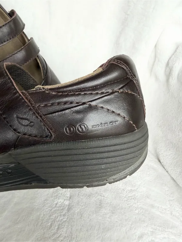 P.W. Minor TOPAZ MARY Jane’s Brown Leather Orthopedic Comfort Shoes 10/41 2W - Image 8