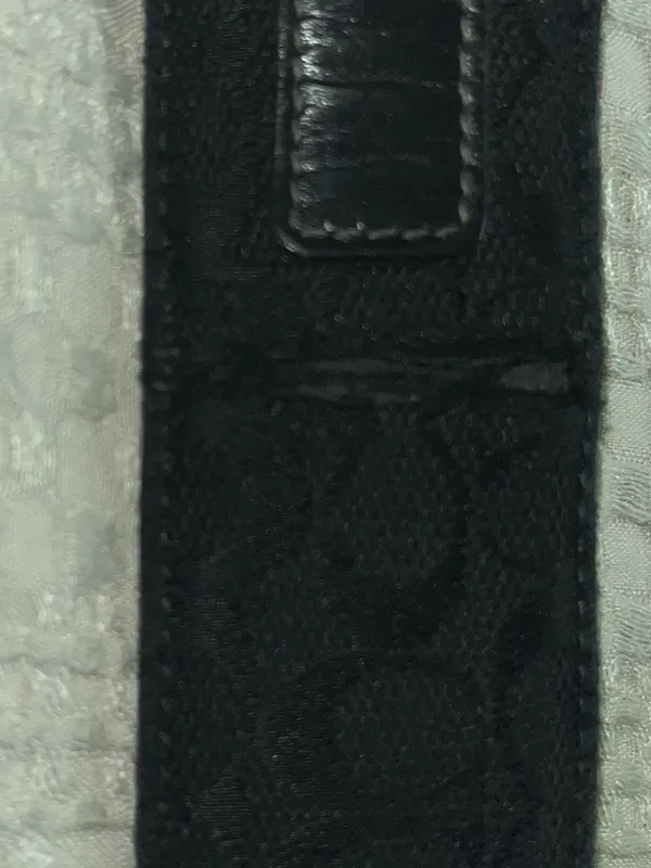 Coach Vintage Signature Jacquard Belt with Silver Buckle - Image 10
