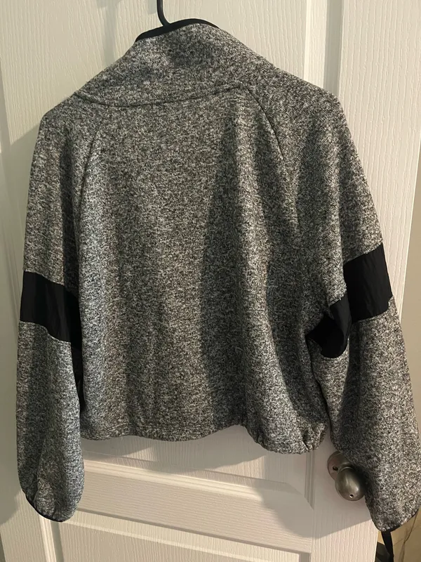 Victoria's Secret PINK Quarter-Zip Pullover Grey - Image 2
