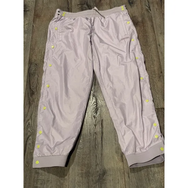 Starter Black Label‎ Women's Purple Snap Button Track Pants XL - Image 2