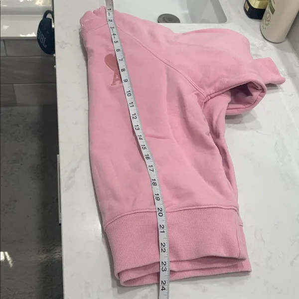 Ami De Coeur-Embroidered Sweatshirt In Pink - Image 15