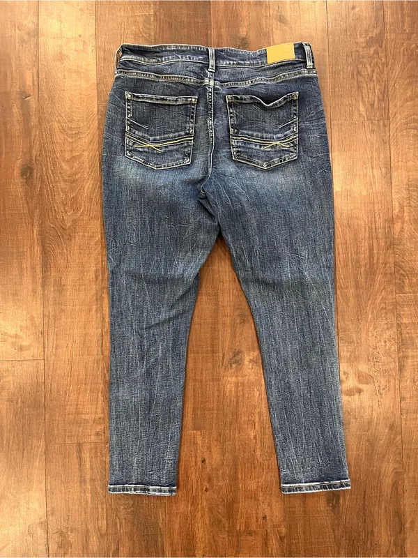 BKE Denim Gabby Curvy Fit High Rise Ankle Skinny Jeans Size 30x27 Medium Wash - Image 6