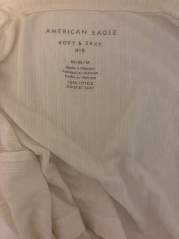 White American Eagle Tank Top - Image 3