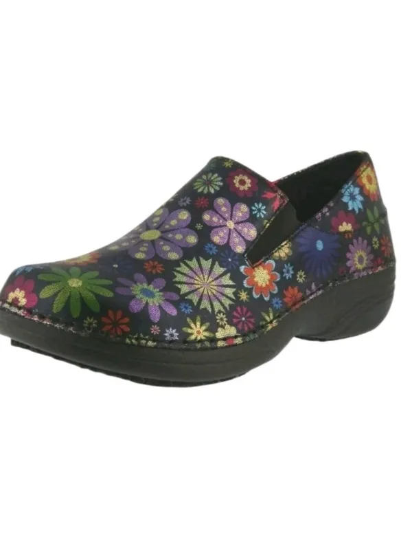Spring Step Womens Flower Slip On Shoe Clog Mule Size 9.5 Healthcare Nurse Work - Image 13
