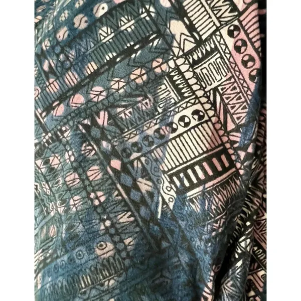 Kyodan Outdoor Leaf Print Mini Dress, Women's Size L‎ Navy Bra Built In Pockets - Image 8