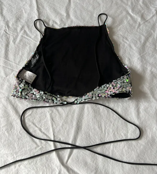 Sequin Crop Top - Image 3