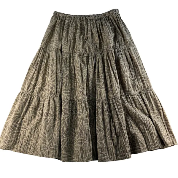 White Stag Y2K‎ Vtg M Large Skirt Midi Boho Peasant Whimsy Fairy Tiered Cottagecore Peasant - Image 2