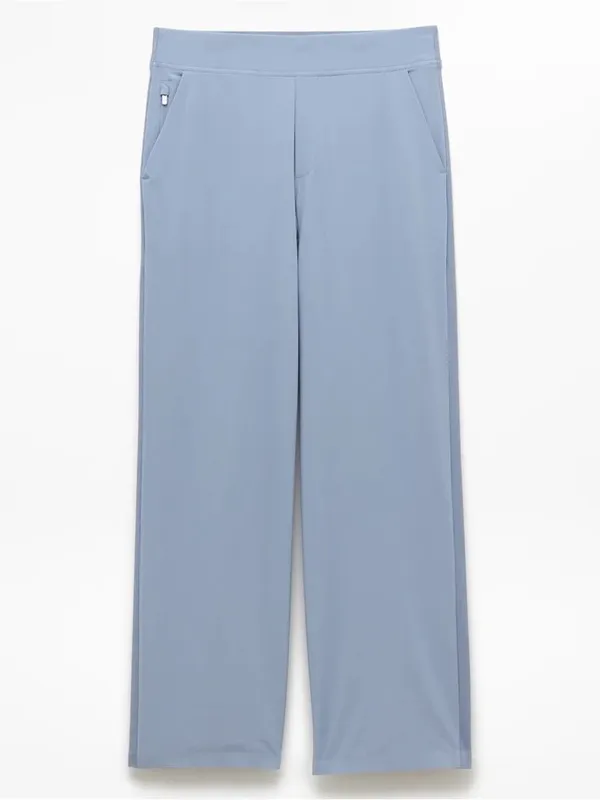 New Athleta 8 Brookly Mid Rise Wide Leg Pant Storm Grey Size 8 Regular - Image 6