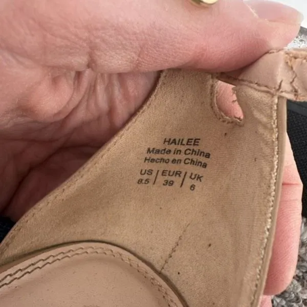 Kelly & Katie Hailee Nude Pump T Strap Sandals Size 8.5‎ - Image 10