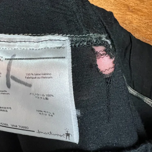 SmartWool Merino 150 Base Layer Bottoms Womens Small Black Hiking Ski Leggings S - Image 12