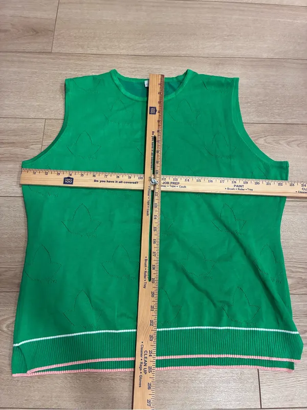 Ivy Storehouse Women’s Ivy Pointelle Knit Tank Alpha Kappa Alpha AKA Size XXL - Image 5