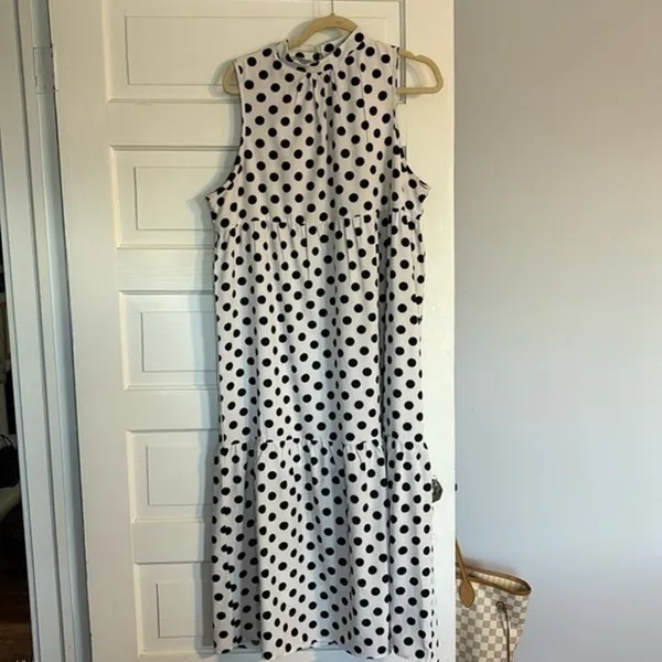 Nasty Gal Polka Dot Maxi Dress - Image 2