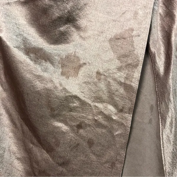 Selfie Leslie Mauve Pink‎ Cowl Neck Midi Slip Dress S - Image 4