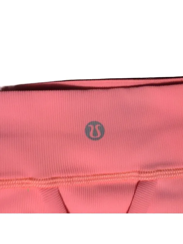 Lululemon Energy Bra High Neck Long Line Rib Med. Support, B–D CupvSunset Sz. 6 - Image 5