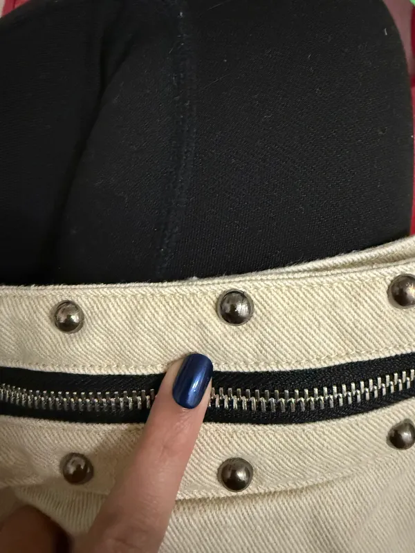 Edikted Studded Zip Mini Skirt - Image 5