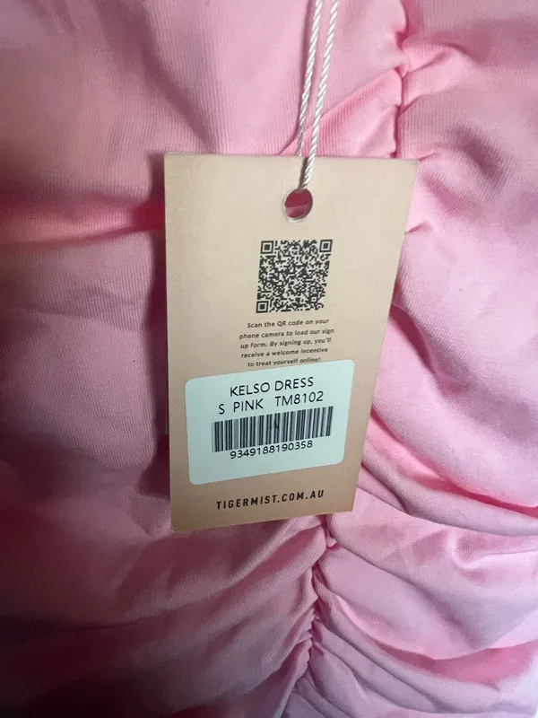Tiger Mist Pink Mini Dress - Image 5