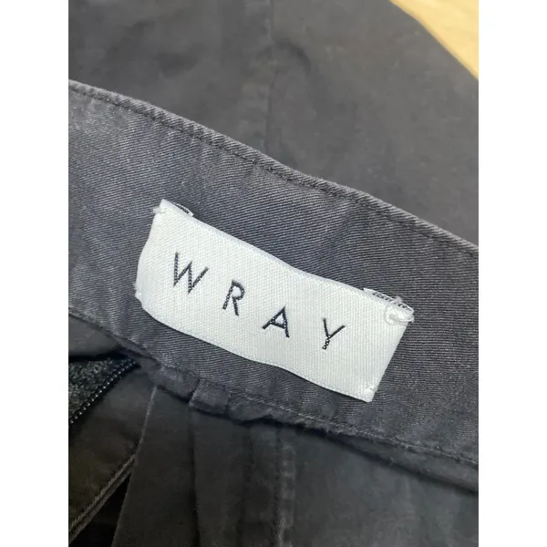 Wray Black High Waist Pleated Baggy Barrel Carrot Wide Leg Trousers Pants Size 6 - Image 3