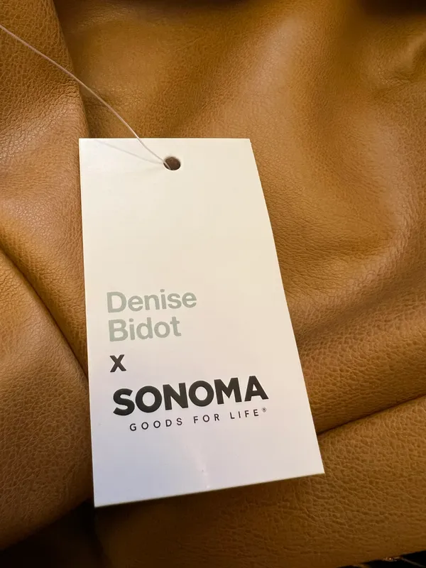 Sonoma Denise Bidot Faux Leather Straight Leg Pants In Coffee Size 2X - Image 4