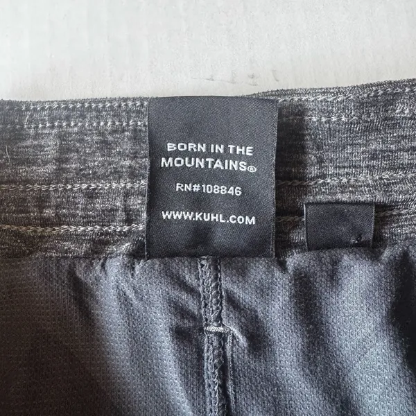 Kuhl Mova Cargo Skort Skirt Dark Heather Gray Women's Size Small - Image 4
