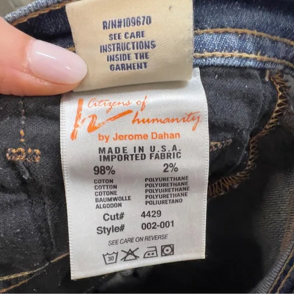 Vintage Citizens of Humanity Ingrid 002 Low Waist Flare Jeans - Image 10
