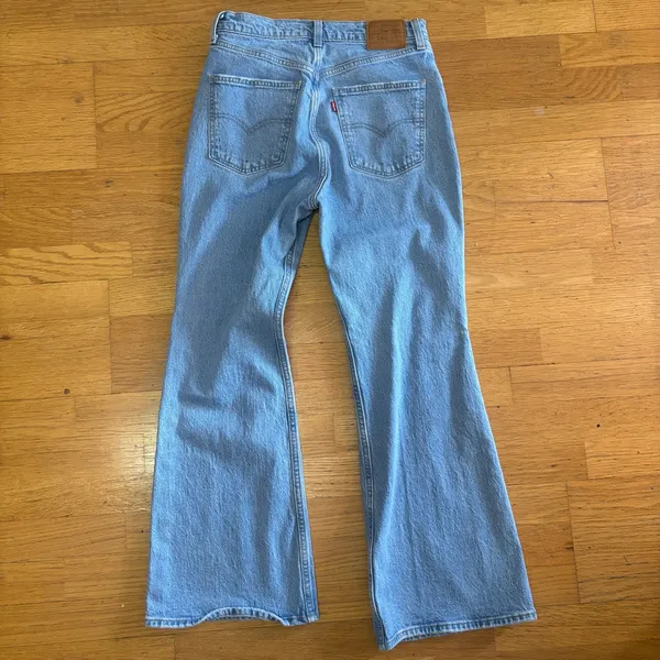 Levi’s Premium Denim 70s High Flare Boho Western Coastal Cowgirl Hippie Jeans 29 - Image 6