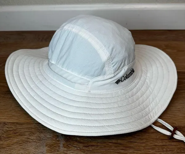 Columbia Omni-Shade White Unisex Summer Booney Hat, OS - Image 3