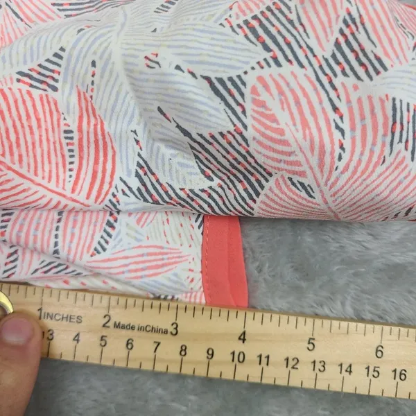 Columbia‎ PFG Tropical Print Shorts Women's Size Small Orange and White - Image 3