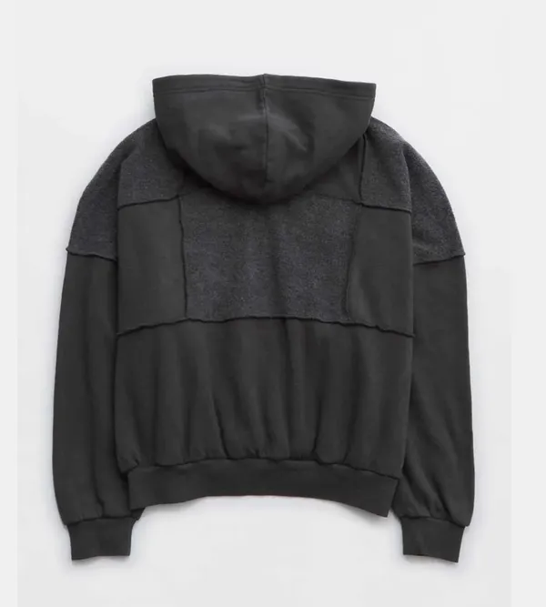 Aerie Sherpa Patch Work Hoodie s - Image 4