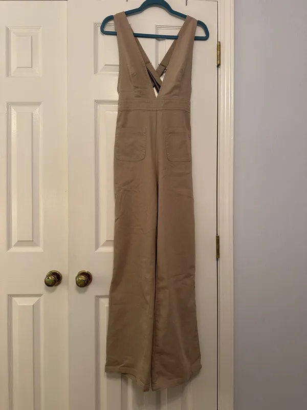 Sincerely Jules Khaki Jumpsuit - Image 4