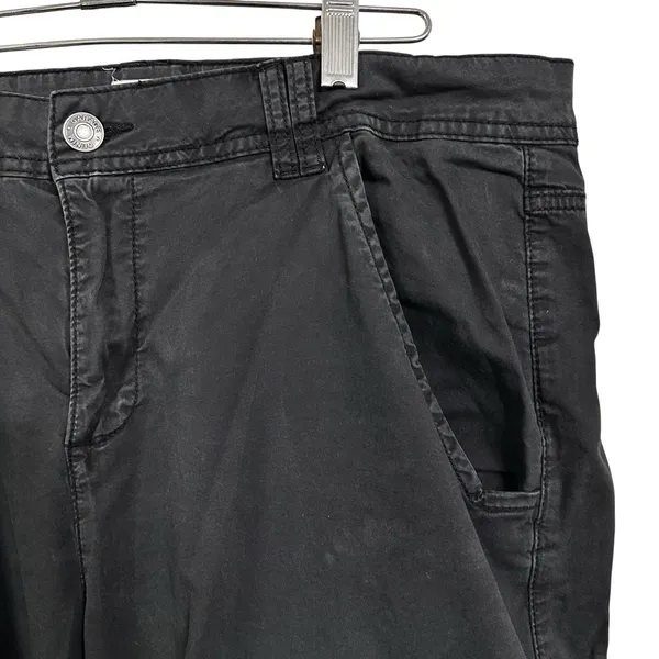 Garage Womens Sz 13 Faded Black Cargo Baggy High Rise Y2K Skate Grunge Pants - Image 4
