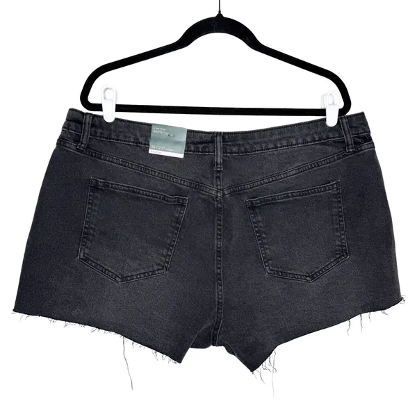 Wild Fable Low Rise Cutoff Denim Shorts Size 16 Y2K Grunge Streetwear Alt Edgy - Image 10