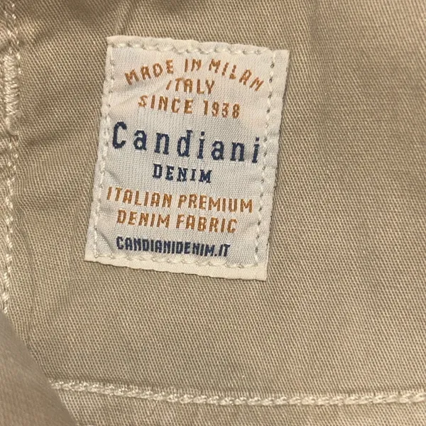 Closed x Candiani Starlet Jeans Sz 27 Tan Italian Denim Designer Classic Preppy - Image 8
