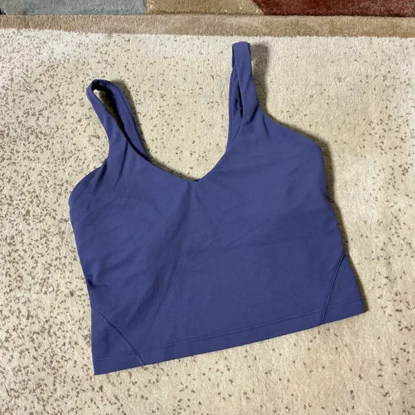 Lululemon Align Tank Top Light Support A/B Cup Grape Mist Sz 4 LW1DTWS - Image 2